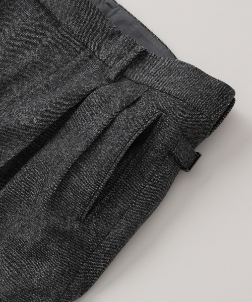 EDIFICE（エディフィス）の「LA BOUCLE (ラブークル) TOP FLANNEL パンツ（スラックス・メンズ・ライトグレー/カーキ・2/3）」の16枚目の写真