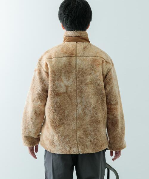 ITEMS URBANRESEARCH(アイテムズ アーバンリサーチ)の「ジップアップ ボアブルゾン(ブルゾン・メンズ・ブラウン/チャコールグレー・LARGE/MEDIUM)」の8枚目の写真