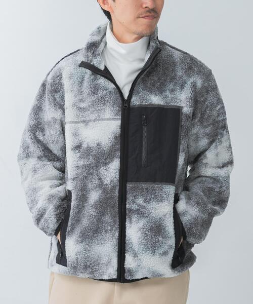 ITEMS URBANRESEARCH(アイテムズ アーバンリサーチ)の「ジップアップ ボアブルゾン(ブルゾン・メンズ・ブラウン/チャコールグレー・LARGE/MEDIUM)」の15枚目の写真