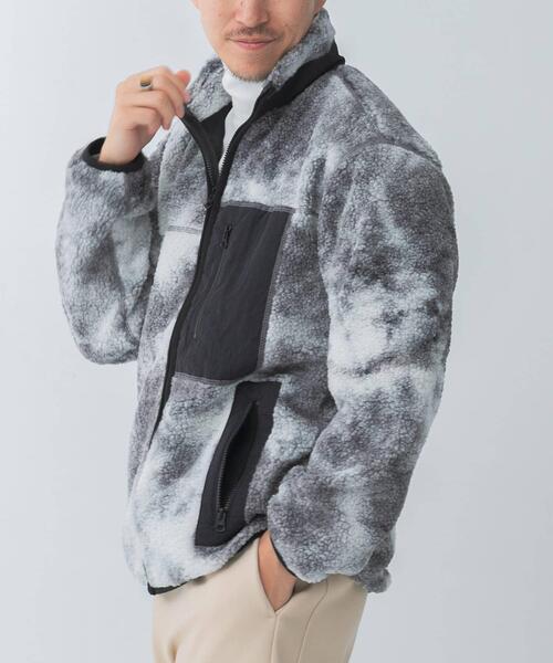 ITEMS URBANRESEARCH(アイテムズ アーバンリサーチ)の「ジップアップ ボアブルゾン(ブルゾン・メンズ・ブラウン/チャコールグレー・LARGE/MEDIUM)」の17枚目の写真