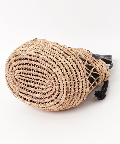TARANGO（タランゴ）の「[ TARANGO JUTE ] PALM カゴバッグ（かごバッグ・レディース・ホワイト/ブラック・FREE）」の18枚目の写真