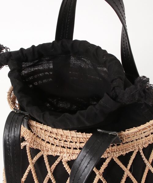 TARANGO（タランゴ）の「[ TARANGO JUTE ] PALM カゴバッグ（かごバッグ・レディース・ホワイト/ブラック・FREE）」の17枚目の写真