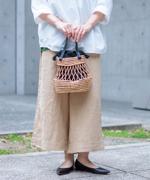 ★未使用★　ATELIER BRUGGE　TARANGO　タランゴ　かごバッグ TARANGO JUTE ] PALM カゴバッグ | Domingo（ドミンゴ）公式