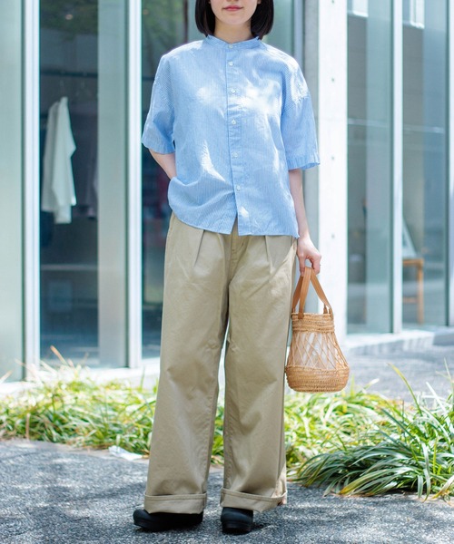 TARANGO（タランゴ）の「[ TARANGO JUTE ] PALM カゴバッグ（かごバッグ・レディース・ホワイト/ブラック・FREE）」の12枚目の写真