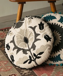 チャイハネ | 【チャイハネ】ニスタ刺繍ラウンドクッション(クッション/クッションカバー)