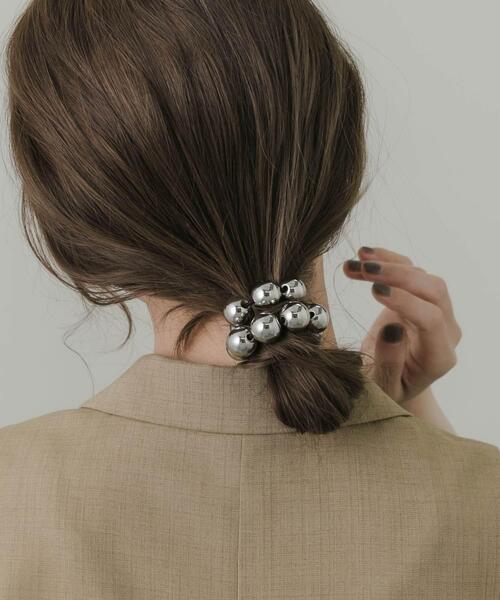SMELLY（スメリー）の「メタルボールヘアゴム（ヘアゴム・レディース・ゴールド/シルバー・-）」の9枚目の写真