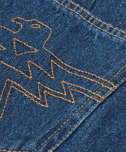 チチカカ(チチカカ)の「デニムスリットナロースカート(スカート・レディース・ブラック/ライトブルー/インディゴブルー・FREE)」の14枚目の写真