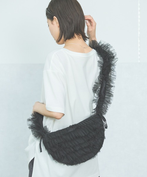 sevenstars14n様 リクエスト 3点 まとめ商品 セール】チュールフリル2WAYバッグ / 250979（ショルダーバッグ