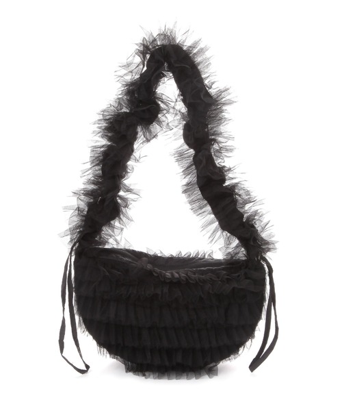 LAKOLE（ラコレ）の「チュールフリル2WAYバッグ / 250979（ショルダーバッグ・レディース・ライトグレー/ライトブルー/ブラック・FREE）」の18枚目の写真