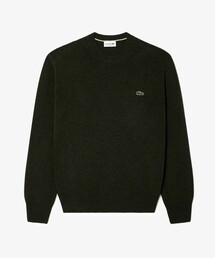 LACOSTE | 【LACOSTE/ラコステ】エッセンシャルウールニットセーター ワンポイントロゴ(ニット/セーター)