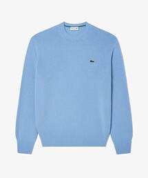 LACOSTE | 【LACOSTE/ラコステ】エッセンシャルウールニットセーター ワンポイントロゴ(ニット/セーター)