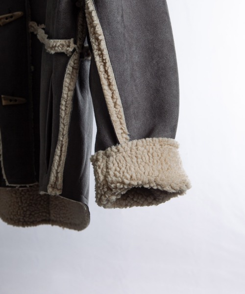 セール】【White Line】 オーバーサイズ ムートン ジャケット