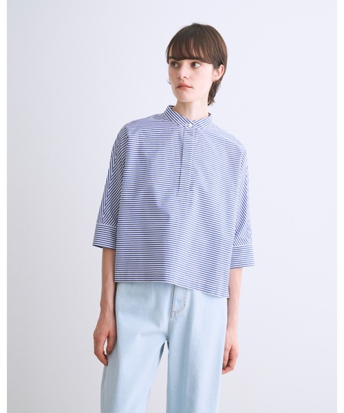 Traditional Weatherwear（トラディショナルウェザーウェア）の「BARNET（シャツ/ブラウス・レディース・ブルー系5/ブルー系4/ブルー系6・S）」の3枚目の写真