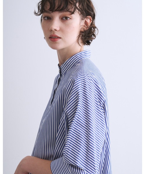 Traditional Weatherwear（トラディショナルウェザーウェア）の「BARNET（シャツ/ブラウス・レディース・ブルー系5/ブルー系4/ブルー系6・S）」の10枚目の写真