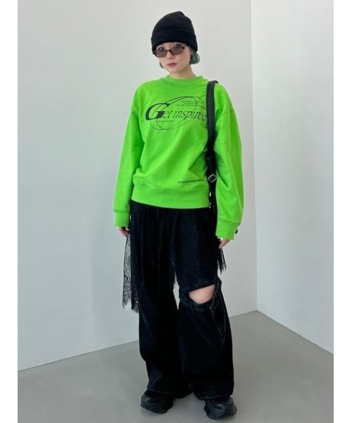 J/W KNEE DENIM PT-E ジャストウエスト デニム パンツ イー2 SLY ジーンズ デニム デニムパンツ J/W KNEE DENIM PT-E