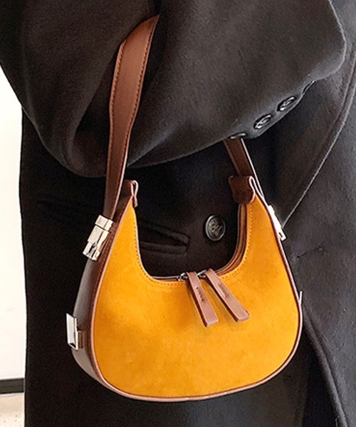 Futier land（フューティアランド）の「三日月ハンドバッグ（ハンドバッグ・レディース・ブラック/キャメル/ワインレッド・FREE）」の9枚目の写真