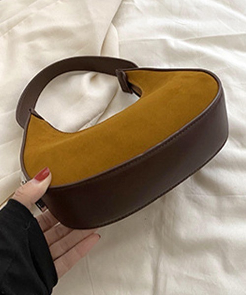 Futier land（フューティアランド）の「三日月ハンドバッグ（ハンドバッグ・レディース・ブラック/キャメル/ワインレッド・FREE）」の16枚目の写真