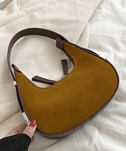 Futier land（フューティアランド）の「三日月ハンドバッグ（ハンドバッグ・レディース・ブラック/キャメル/ワインレッド・FREE）」の17枚目の写真