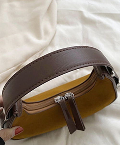 Futier land（フューティアランド）の「三日月ハンドバッグ（ハンドバッグ・レディース・ブラック/キャメル/ワインレッド・FREE）」の19枚目の写真