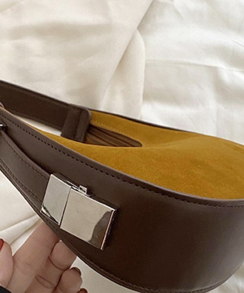 Futier land（フューティアランド）の「三日月ハンドバッグ（ハンドバッグ・レディース・ブラック/キャメル/ワインレッド・FREE）」の20枚目の写真