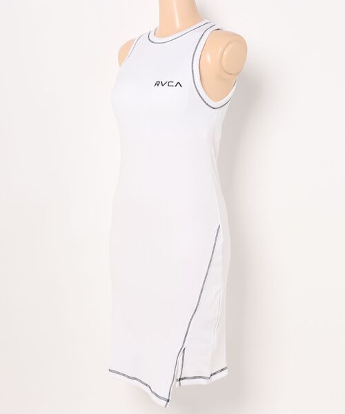 RVCA(ルーカ)の「RVCA/ルーカ リブワンピース/水陸両用/カップ付き BF043-392(ワンピース・レディース・ホワイト/カーキオリーブ/ブラック・M)」の17枚目の写真