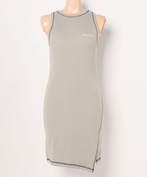 RVCA(ルーカ)の「RVCA/ルーカ リブワンピース/水陸両用/カップ付き BF043-392(ワンピース・レディース・ホワイト/カーキオリーブ/ブラック・M)」の15枚目の写真