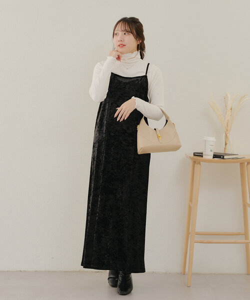 NAO（ナオ）の「起毛リブ メロータートルロンT（Tシャツ/カットソー・レディース・ピンク/アイボリー/ブラック/グレイッシュベージュ・FREE）」の10枚目の写真