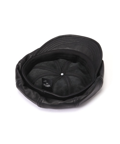 Schott/ショット/LEATHER NEWSBOY CAP/レザー ニュースボーイ