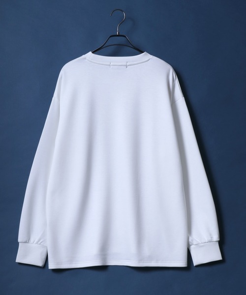 ANPAS（アンパス）の「ANPAS Ponte Fabric Flower Embroidery Oversized Sweat-Shirt/ANPAS 別注 ポンチ 花柄 刺繍 オーバーサイズ 長袖シャツ ロンT スウェット トップス トレーナー メンズ レディース（Tシャツ/カットソー・メンズ・ブラック/ホワイト/ホワイト系その他/ブラック系その他/グレー系その他/グレー・M/L）」の15枚目の写真