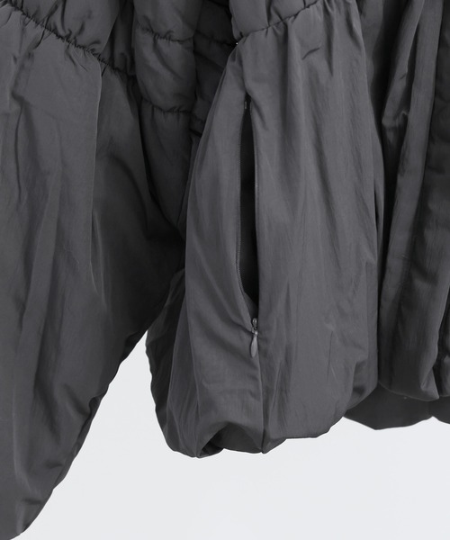 【セール】T/Nタフタ 中綿シャーリングバルーンジャケット（ダウンジャケット/コート）｜Fashion Letter（ファッションレター）