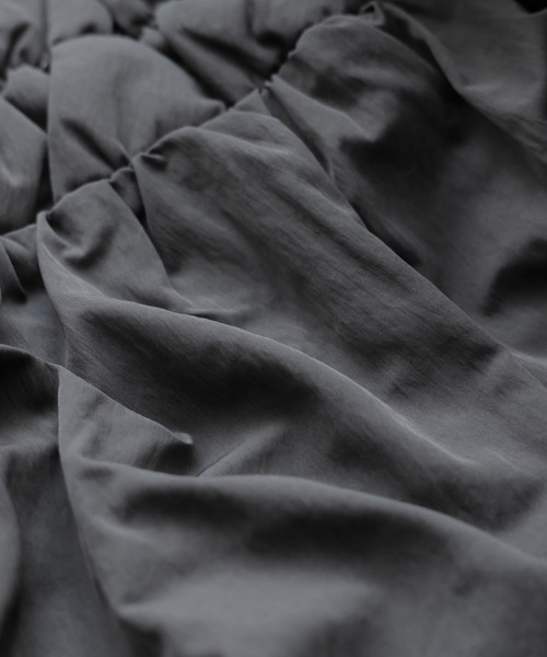 【セール】T/Nタフタ 中綿シャーリングバルーンジャケット（ダウンジャケット/コート）｜Fashion Letter（ファッションレター）