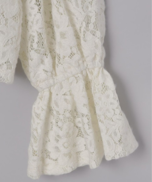 Olu.（オルドット）の「2wayフラワーレースフリルトップス（シャツ/ブラウス・レディース・アイボリー/ブラック・FREE）」の21枚目の写真