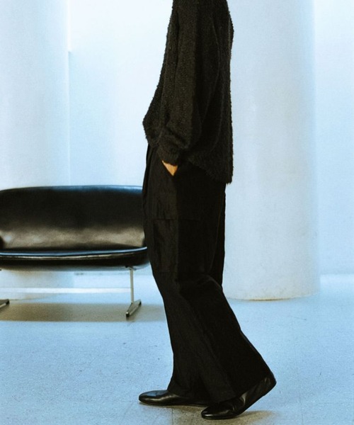 スーツ LIDNM SILK LINEN SUCKER FATIGUE PANTS LIDNM / Llife ONLINE STORE / SILK LINEN SUCKER FATIGUE PANTS