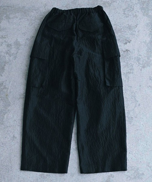 【LIDNM】SILK LINEN SUCKER FATIGUE PANTS S SILK LINEN SUCKER FATIGUE PANTS【L】LIDNM