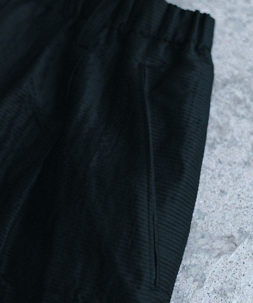LIDNM（リドム）の「SILK LINEN SUCKER FATIGUE PANTS（カーゴ