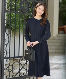 Honeys | セレモニー対応プリーツ使いワンピース(ワンピース)