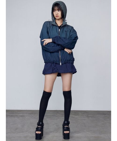 ナイロンバルーンミニスカート（スカート）｜EMODA（エモダ）の  