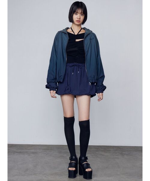 新品　EMODA レースハンドハイウエストパギンス　ブラウンXS 0サイズ エモダ EMODA レースハンドハイウエストパギンス （ブラウン