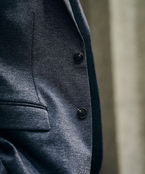 417 EDIFICE（フォーワンセブンエディフィス）の「シャークジャージ セットアップ（セットアップ・メンズ・ブラウン/ダークブルー/ネイビー・SMALL/MEDIUM/LARGE/X-LARGE/XX-LARGE）」の4枚目の写真