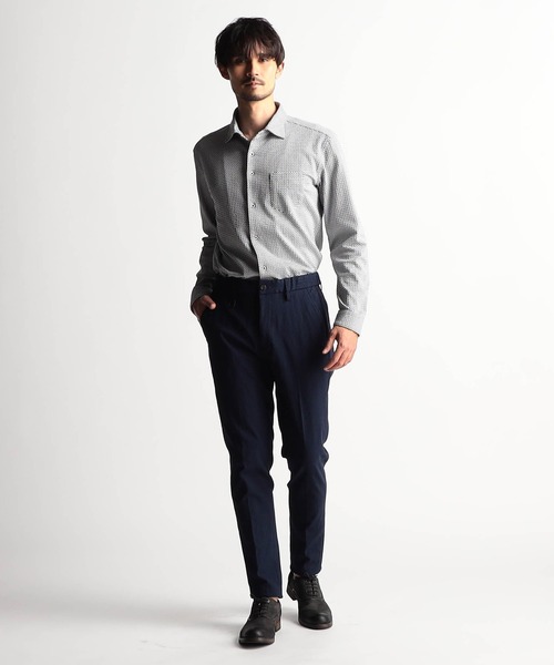 NICOLE CLUB FOR MEN（ニコルクラブフォーメン）の「アラカルトジャカード イージースラックス（その他パンツ・メンズ・ブラック系1/ブラック系2/ネイビー系・SMALL/MEDIUM/LARGE/X-LARGE）」の5枚目の写真