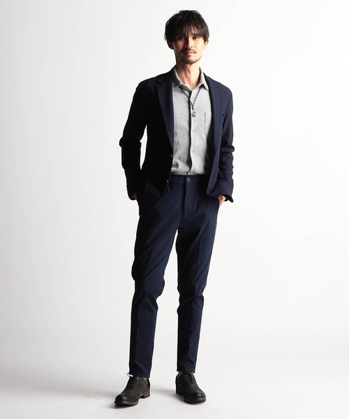 NICOLE CLUB FOR MEN（ニコルクラブフォーメン）の「アラカルトジャカード イージースラックス（その他パンツ・メンズ・ブラック系1/ブラック系2/ネイビー系・SMALL/MEDIUM/LARGE/X-LARGE）」の6枚目の写真
