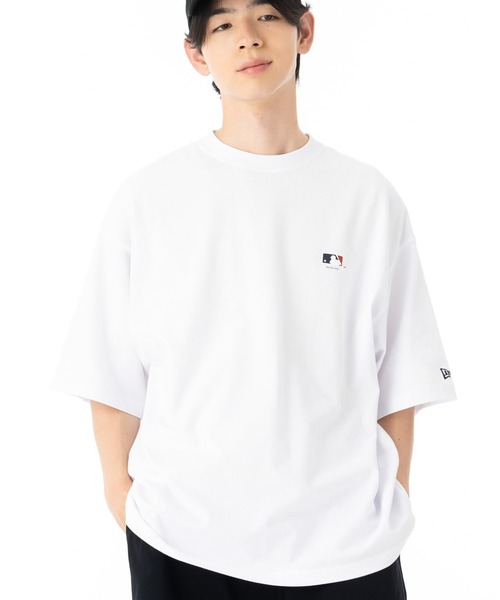 NEW ERA(ニューエラ)の「ニューエラ 半袖Tシャツ オーバーサイズ MLBコットン(Tシャツ/カットソー・メンズ・ブラック/ホワイト・L/S/M/XL/XXL)」の2枚目の写真