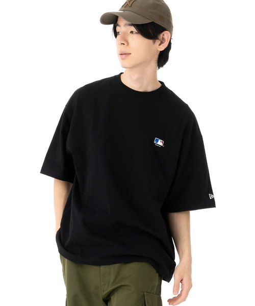 NEW ERA(ニューエラ)の「ニューエラ 半袖Tシャツ オーバーサイズ MLBコットン(Tシャツ/カットソー・メンズ・ブラック/ホワイト・L/S/M/XL/XXL)」の3枚目の写真