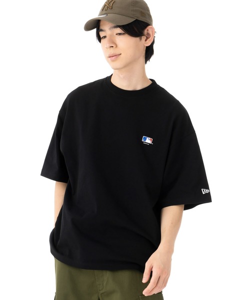 NEW ERA(ニューエラ)の「ニューエラ 半袖Tシャツ オーバーサイズ MLBコットン(Tシャツ/カットソー・メンズ・ブラック/ホワイト・L/S/M/XL/XXL)」の4枚目の写真