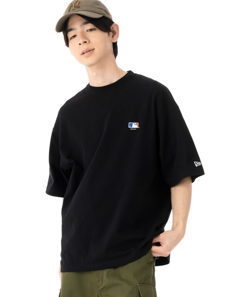 NEW ERA(ニューエラ)の「ニューエラ 半袖Tシャツ オーバーサイズ MLBコットン(Tシャツ/カットソー・メンズ・ブラック/ホワイト・L/S/M/XL/XXL)」の5枚目の写真