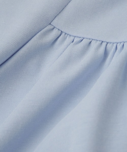 ROPE' PICNIC(ロペピクニック)の「【KIDS】デザインネックカットソーワンピース(ワンピース・キッズ・サックスブルー/ブラック・S/M/L)」の9枚目の写真
