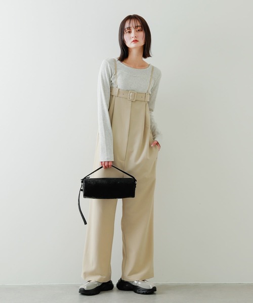 SENSE OF PLACE by URBAN RESEARCH(センスオブプレイスバイアーバンリサーチ)の「ハクプリントドラムバッグ(ハンドバッグ・レディース・アイボリー/ブラック/グレー・ONE)」の13枚目の写真