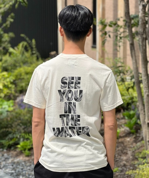 MAGIC NUMBER（マジック ナンバー）の「【MAGIC NUMBER】 SEE YOU IN THE WATER LEAF T-SHIRT シーユーインザウォーターリーフティーシャツ（Tシャツ/カットソー・メンズ・オフホワイト/ブルー/オリーブ/ブラック・X-LARGE/LARGE/MEDIUM）」の19枚目の写真