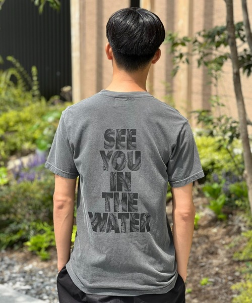 MAGIC NUMBER（マジック ナンバー）の「【MAGIC NUMBER】 SEE YOU IN THE WATER LEAF T-SHIRT シーユーインザウォーターリーフティーシャツ（Tシャツ/カットソー・メンズ・オフホワイト/ブルー/オリーブ/ブラック・X-LARGE/LARGE/MEDIUM）」の18枚目の写真