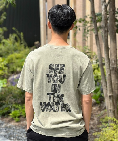 MAGIC NUMBER（マジック ナンバー）の「【MAGIC NUMBER】 SEE YOU IN THE WATER LEAF T-SHIRT シーユーインザウォーターリーフティーシャツ（Tシャツ/カットソー・メンズ・オフホワイト/ブルー/オリーブ/ブラック・X-LARGE/LARGE/MEDIUM）」の17枚目の写真